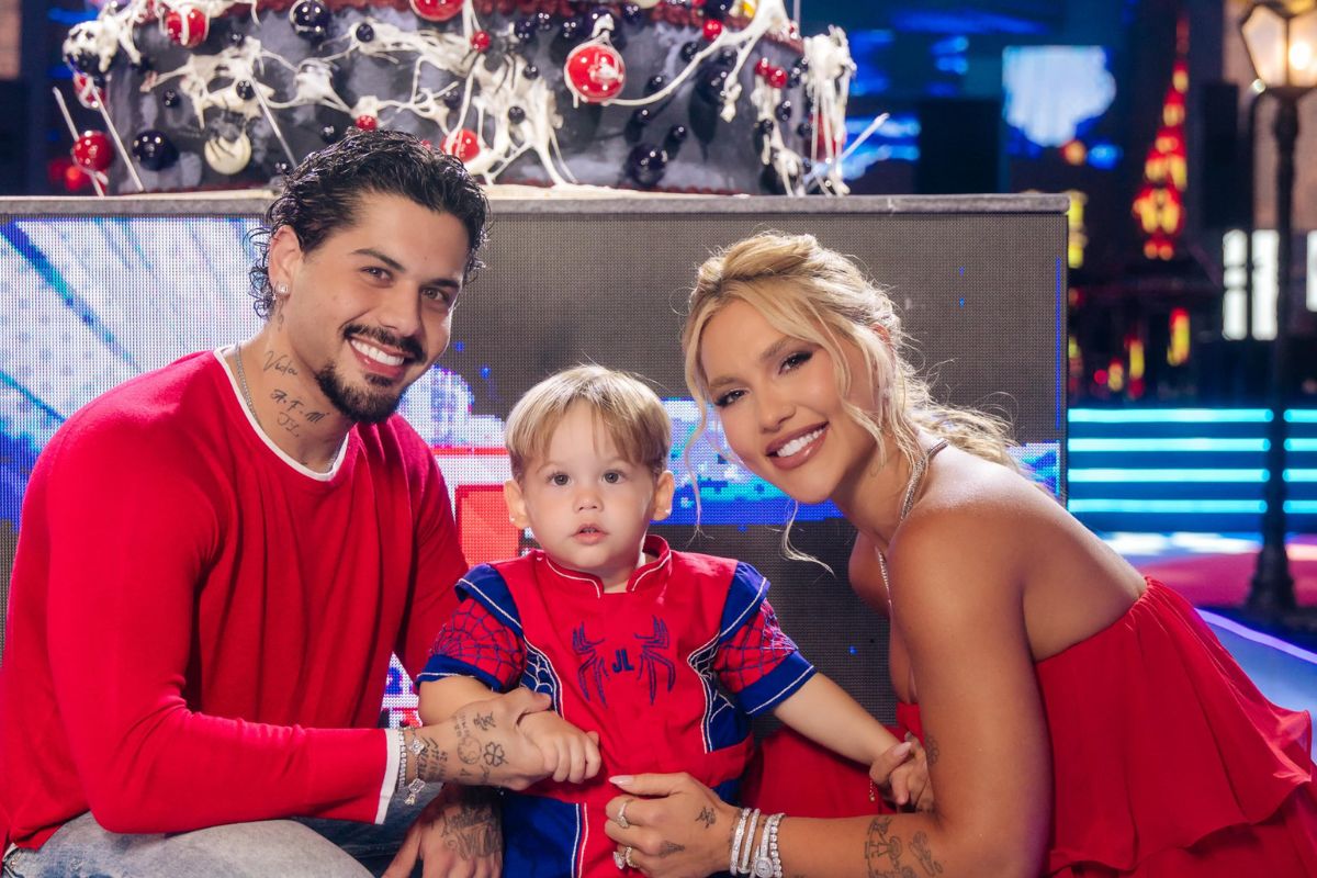 Virginia Fonseca e Zé Felipe com José Leonardo