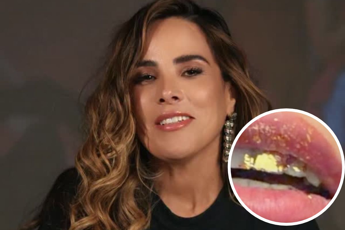 Wanessa Camargo 'ganha' dente de ouro ao experimentar sobremesa exótica