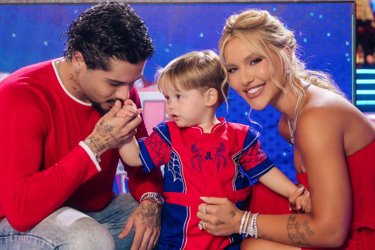 Virginia e Zé Felipe na Festa de aniversário de José Leonardo
