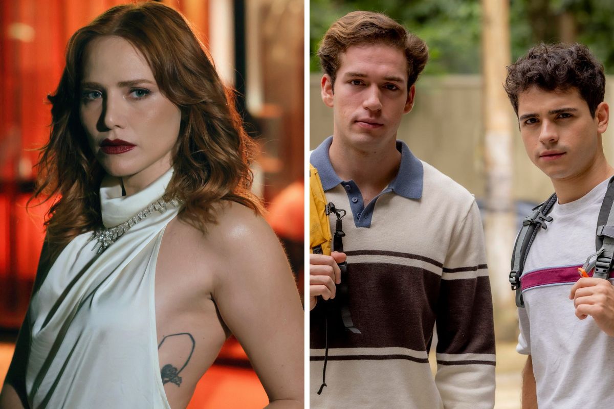 Adriana (Letícia Colin), Felipe (Pietro Antonelli) e Mau Mau (João Victor Gonçalves) em ‘Quem Ama Cuida’