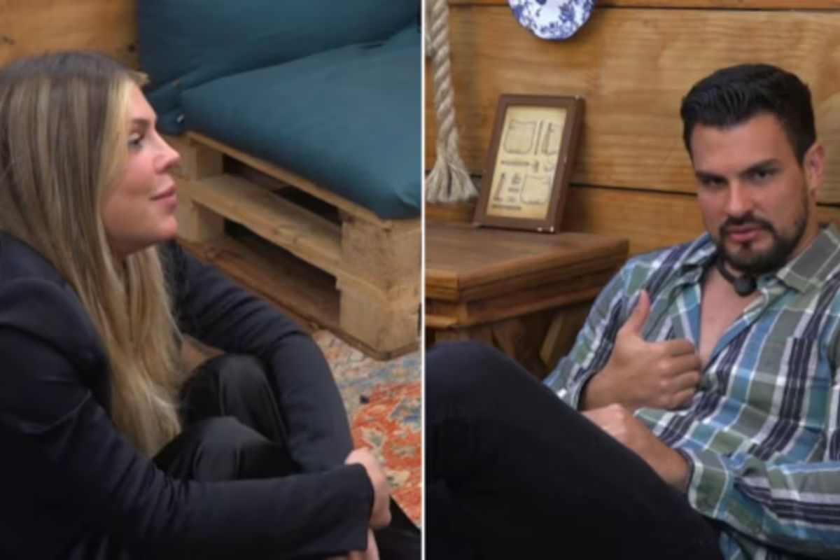 Ana Bruna e Renê em A Fazenda 18