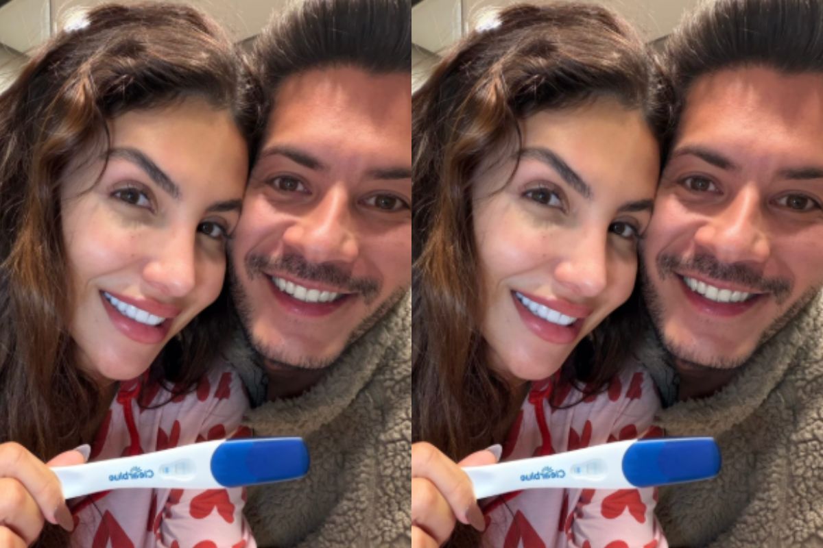 Arthur Aguiar e Jheny Santucci