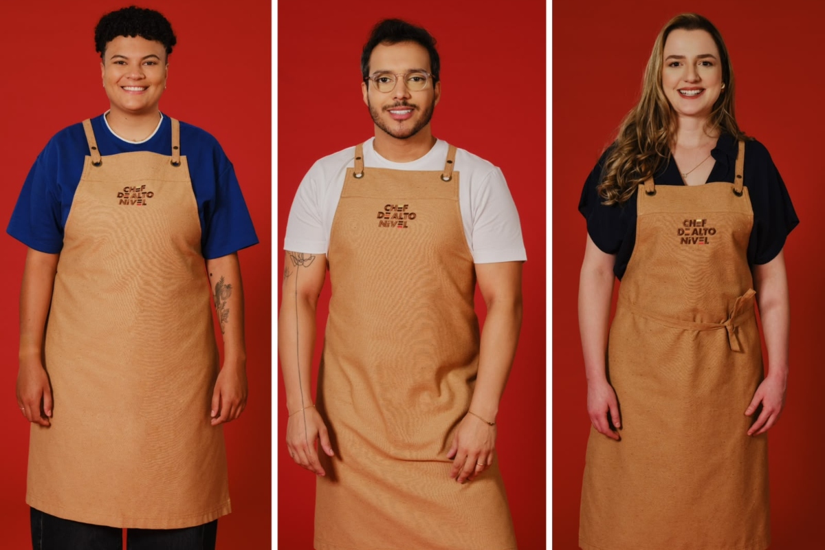 Yasmin, Bruno e Bárbara estão no 'Chef de Alto Nível'