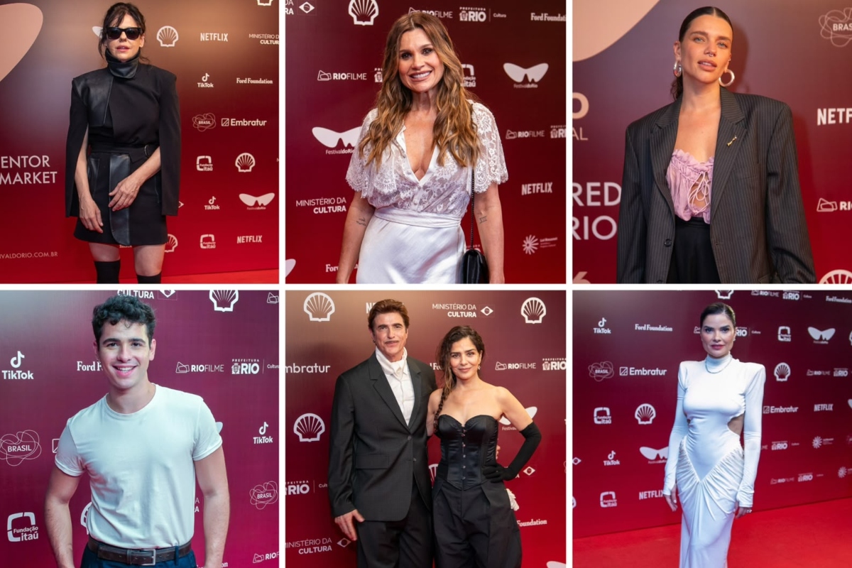 Famosos na abertura do Festival do Rio