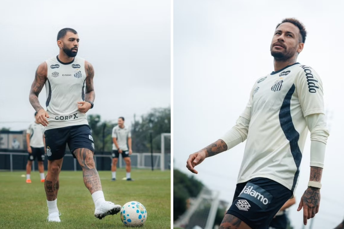 Gabigol e Neymar