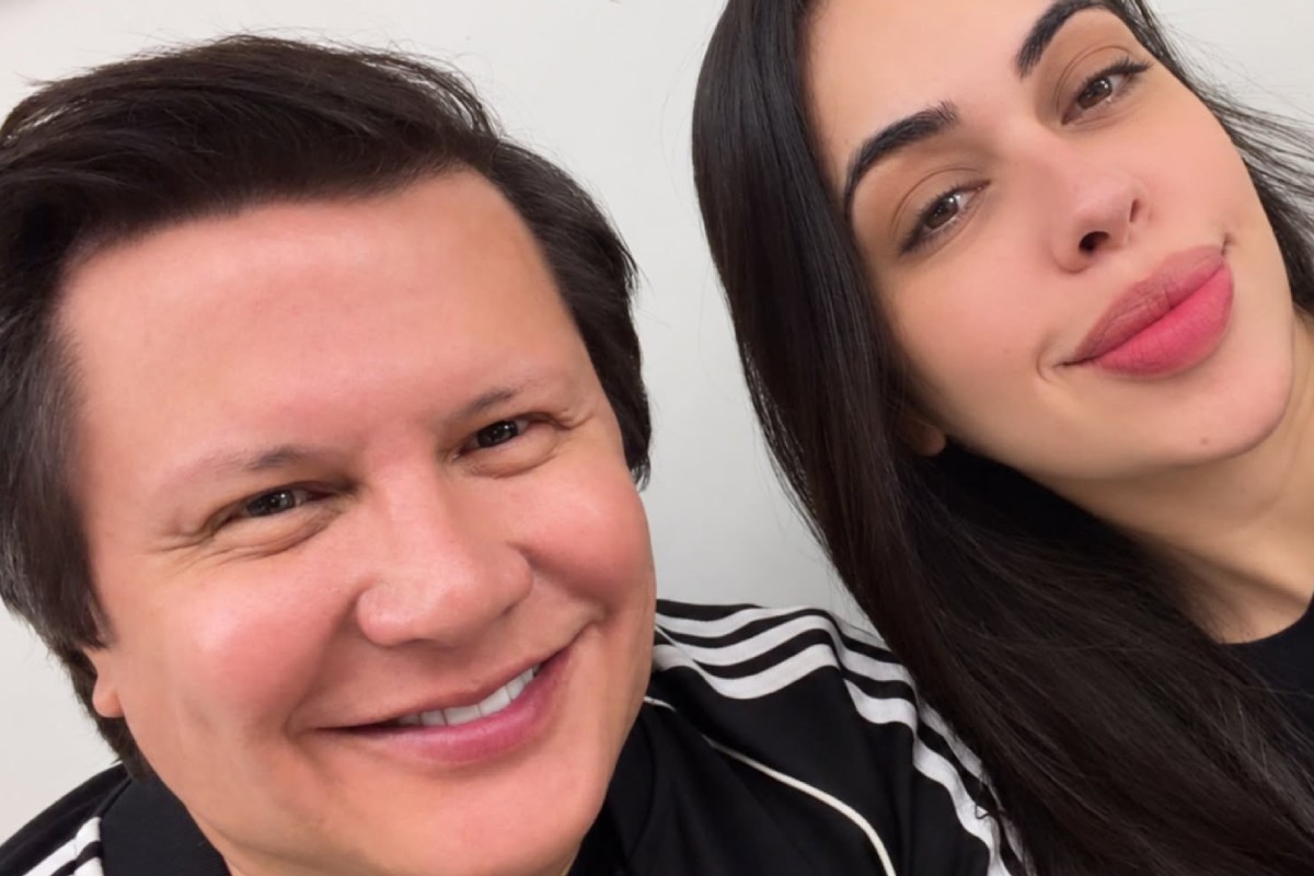 Giovani recebeu uma declaração de amor da namorada Flávia Correia