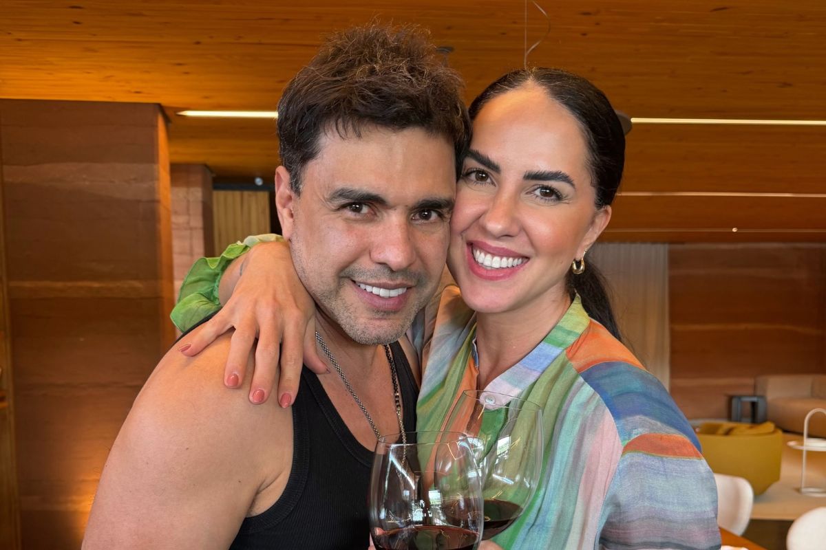 Graciele Lacerda e Zezé Di Camargo