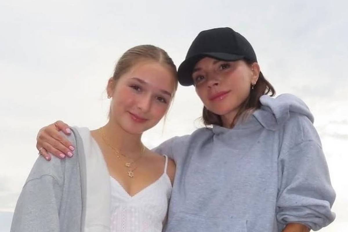 Harper e Victoria Beckham