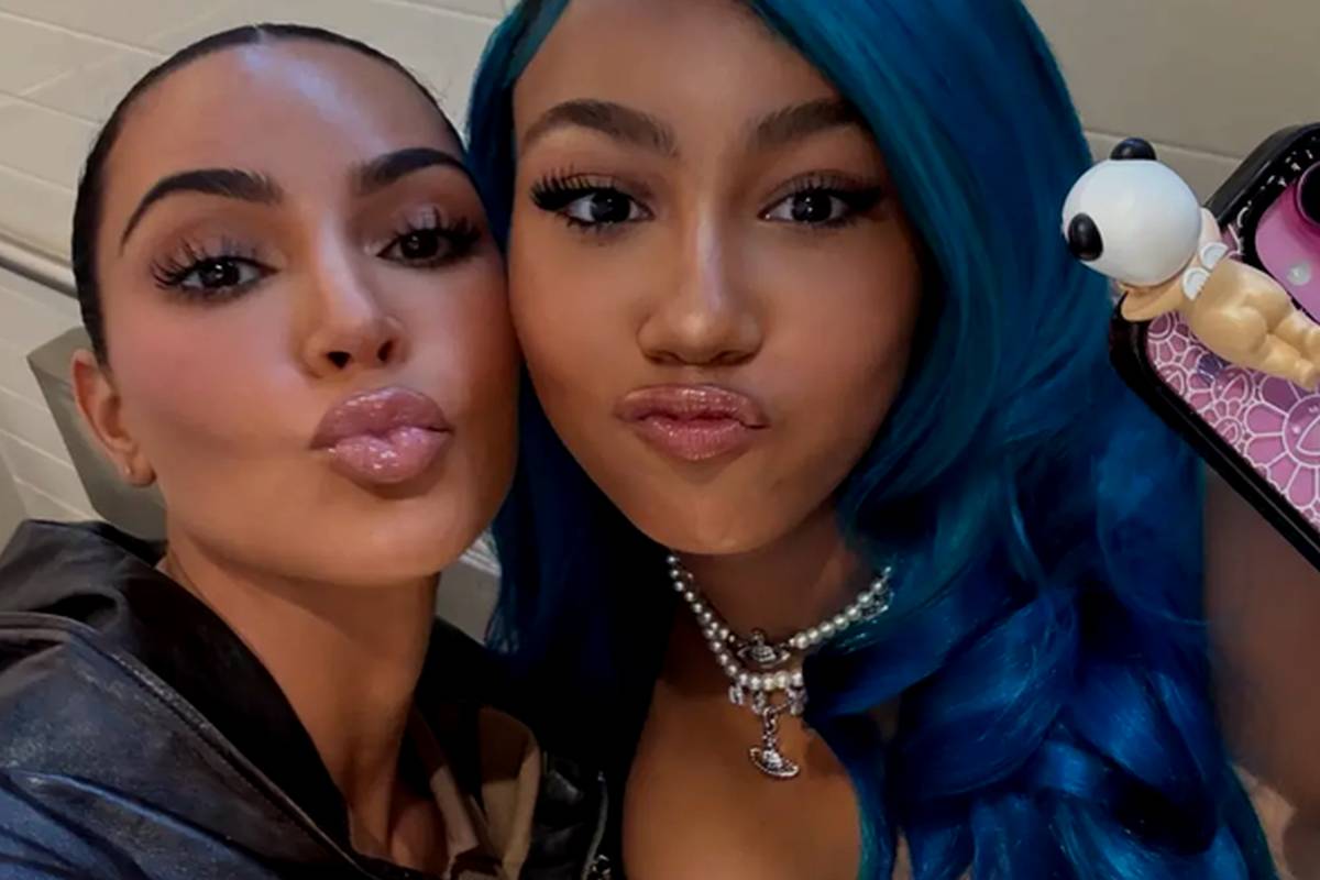 Kim Kardashian e North West