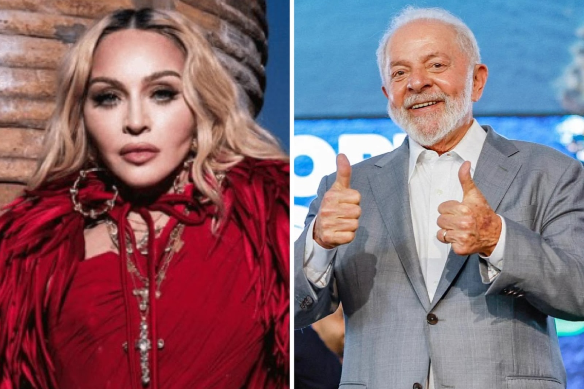 Madonna pede votos para Lula
