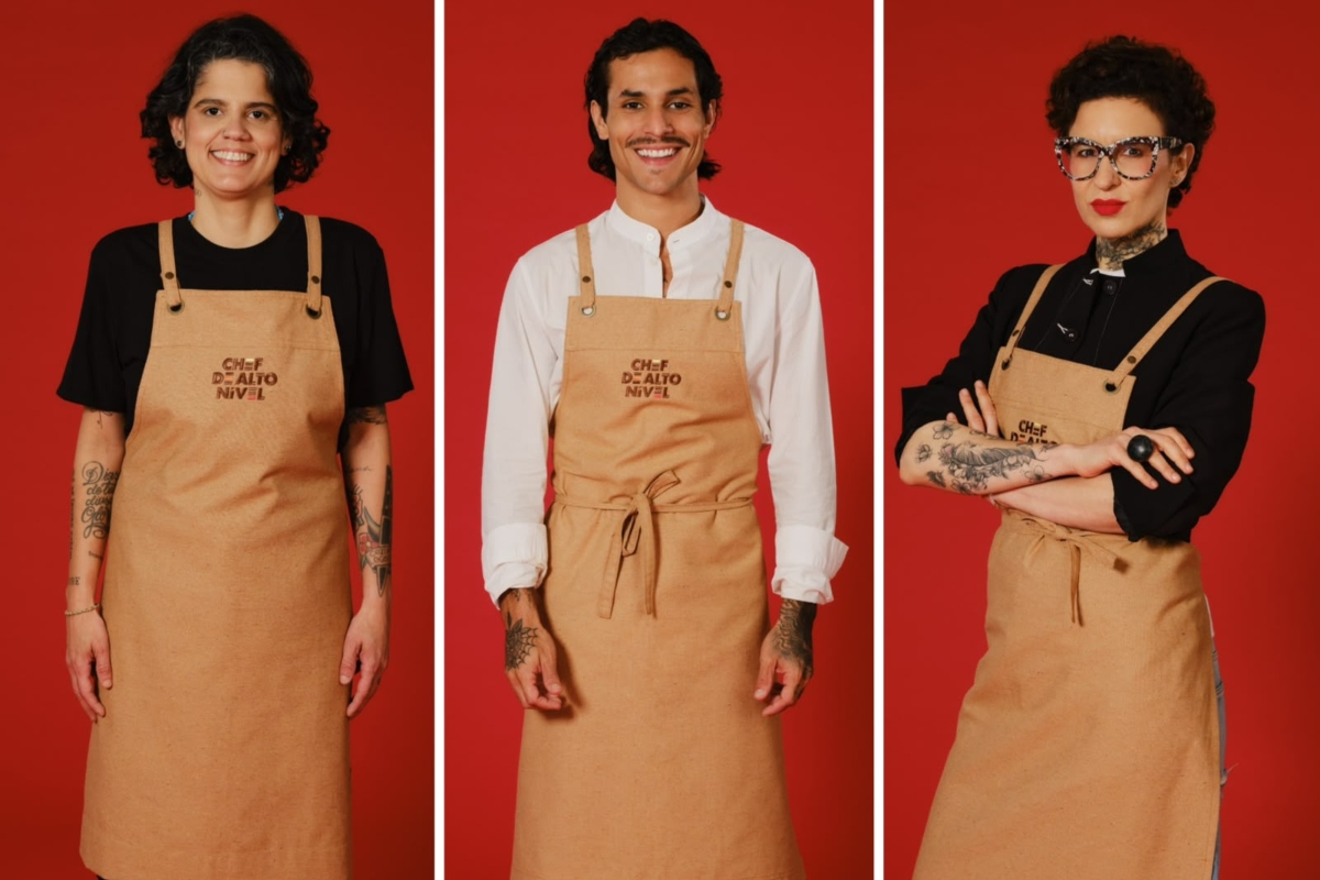 Rafaela, Yan e Bárbara estão no 'Chef de Alto Nível'