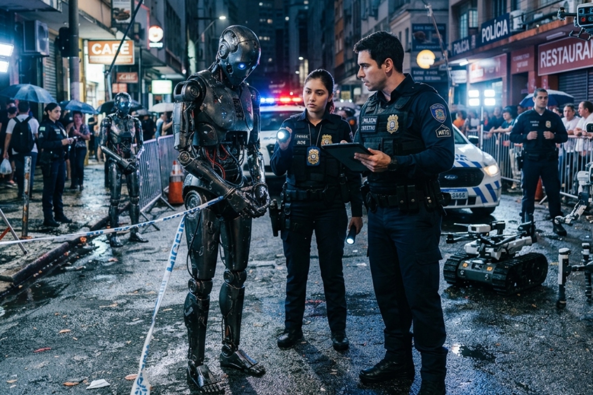 Robô investigado pela polícia alemã